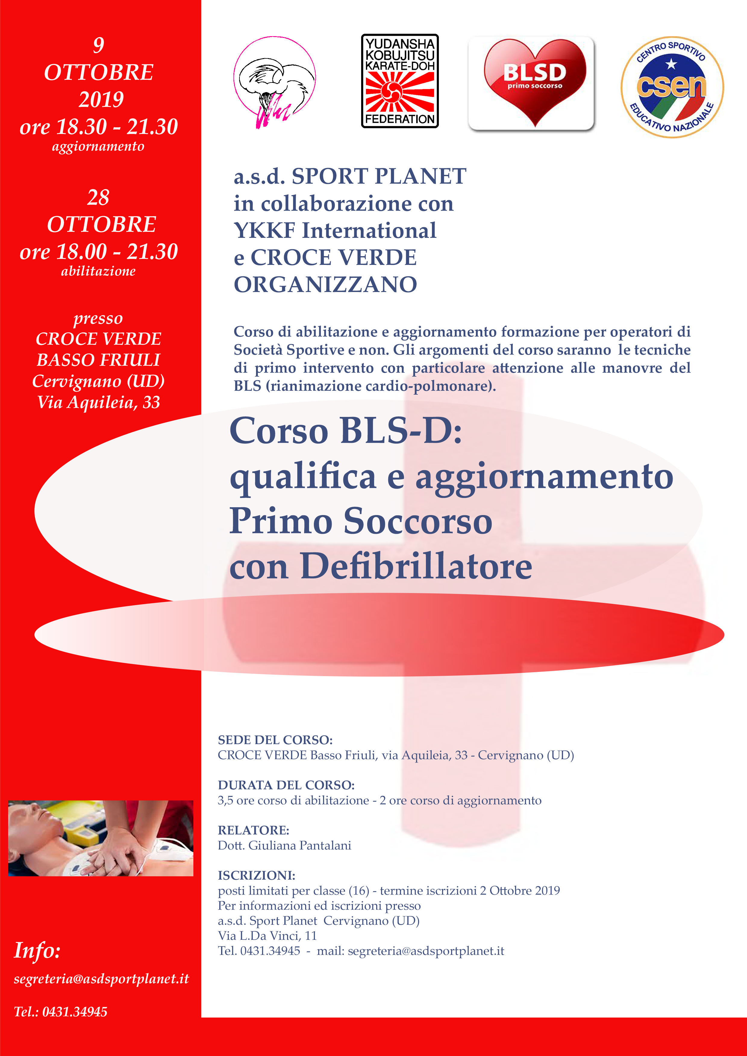 CORSO BLS-D 2019